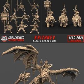 Kyoushuneko Miniatures March 2021 3D Print Free Download