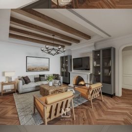 Living Room Kitchen Interior By Nguyen Ngoc Tung Free Download