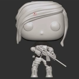 Mara (Modern Warfare 2019) Funko Pop 3D Print Free Download