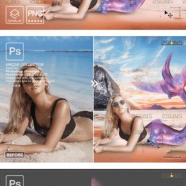 Mermaid Tail Overlay Photoshop Overlay Free Download