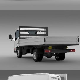 Mitsubishi Fuso Canter Guts Tipper 2015 3D model Free Download