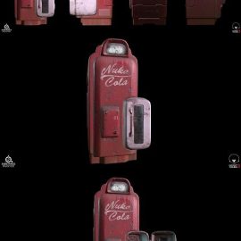 Nuka Cola Machine 3D Model Free Download