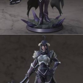 Overlord Diorama Ainz Albedo and Shalltear 3D Print Free Download