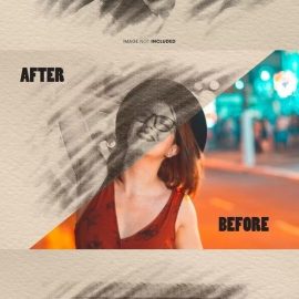 Retro print photo effect Free Download