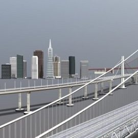 San Francisco Landmarks 3D Model Free Download