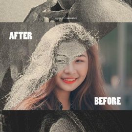 Scribble old times photo effect Free Download