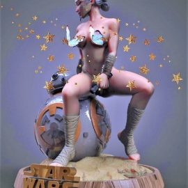 Sexy Rey Star Wars 3D Print Model Free Download