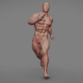 Superhero Figure Pose 2 Free Download