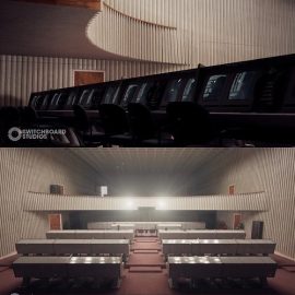 Unreal Engine Space Launch Ground Control Command Center Free Download