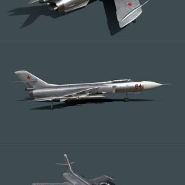 Yak-28-64 Prototype Interceptor 3D Model Free Download