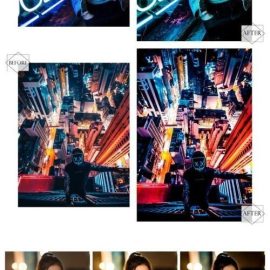 16 Shiny Night Lightroom Presets Moody Free Download