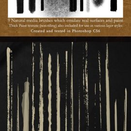 30 Grunge Lines Brushes for Photoshop Free Download