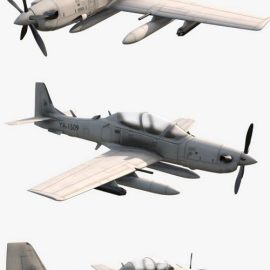 A 29 Super Tucano 3D Model Free Download