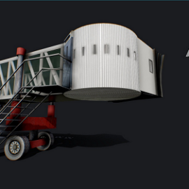 Airport Jetway 3D Model Free Download