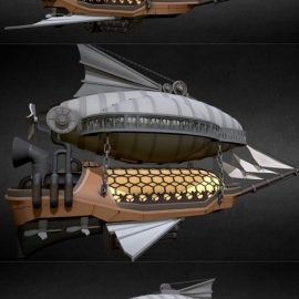 Airship 3D Model Free Download