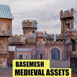 Artstation – BaseMesh: 15 MEDIEVAL Assets+Texture Vol 2 Free Download