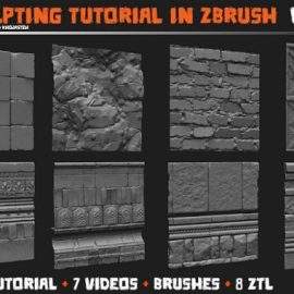 Artstation – Tile sculpting tutorial in zbrush Vol 01 Free Download