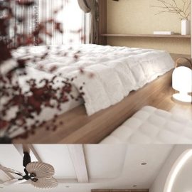 Bedroom Interior Model by Vu Toan Free Download