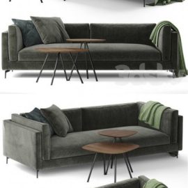 Calligaris Danny sofa and Calligaris Tweet coffee tables Free Download