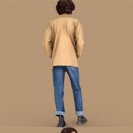 Casual french guy 3d model Free Download