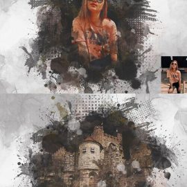 CreativeMarket Ink Matte Photoshop Action 10174427 Free Download