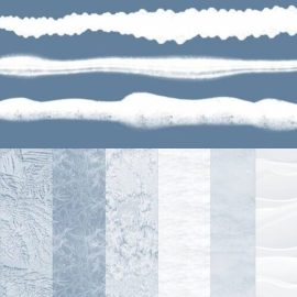 CreativeMarket Snow and Ice Procreate Brushes 10173823 Free Download