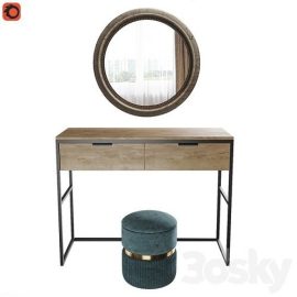 Dressing table Nord pouf Roma big mirror Afsan la redoute Free Download