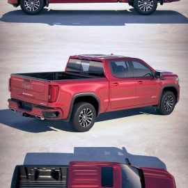 GMC Sierra AT4 2020 3D Model Free Download