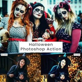 Halloween Photoshop Action Free Download