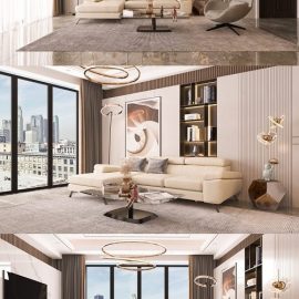 Living Room Interior By Hoang Gia Free Download