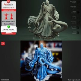 Lord Voldemort and Nagini – 3D Print Model Free Download