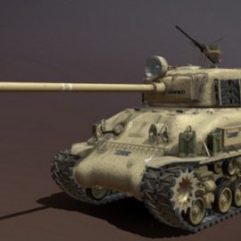 M51 Israel Super Sherman 3D Model Free Download