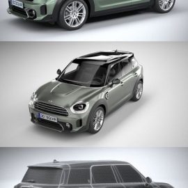 Mini Countryman 2021 3D Model Free Download