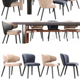 Minotti Aston Dining Chair Set  Free Download