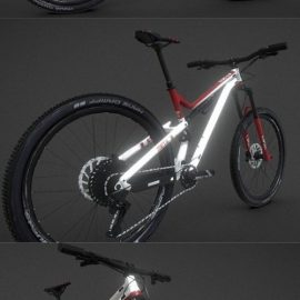 Mountain Bike MTB 3D Model Free Download