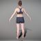 Sporty woman ready for animation 118 3D Model Free Download