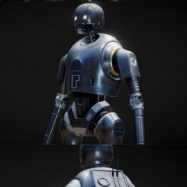 Star Wars Robot 3D Model Free Download