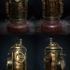 Steampunk Clock Free Download