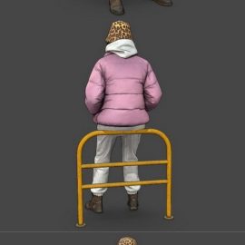 Stylized Woman Character 3D Model Free Download