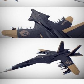 Su-43 Berkut II (UPEO) 3D Model Free Download