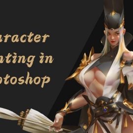 Wingfox Character Painting in Photoshop Free Download