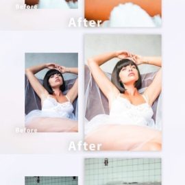 16 Photoshop Actions Lady in White Free Download