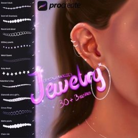 30+ Jewelry Brushes for Procreate Free Download