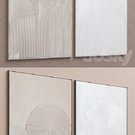 Abstract Arch Plaster Wall Art C-226 Free Download