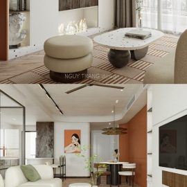 Apartment Interior By Nguy Trang Free Download