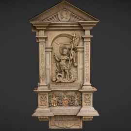 Bas-Relief Сhurch 3D Model Free Download