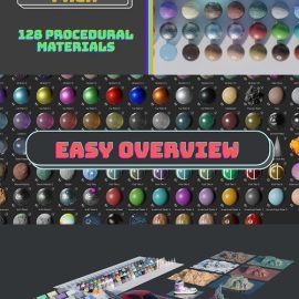 Blender Market Alt Tab’S 128 Materials Asset Pack Free Download