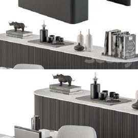 Boss Desk Black and Gray Office Furniture 236 Free Download