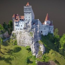 Bran castle Dracula castle? videogrammetry scan 3D Model Free Download