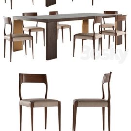 Chairs KAREN + table EDA by LASKASAS Free Download